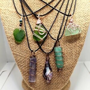 Live Listing Hand Crafted Crystals and Sea Glass @californiablezd
